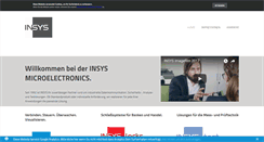 Desktop Screenshot of insys-tec.de