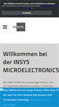 Mobile Screenshot of insys-tec.de