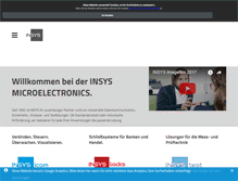 Tablet Screenshot of insys-tec.de